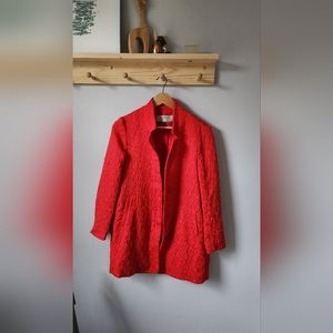 Red Zara Basic Jacket